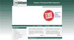 Desktop Screenshot of fhmachinery.com